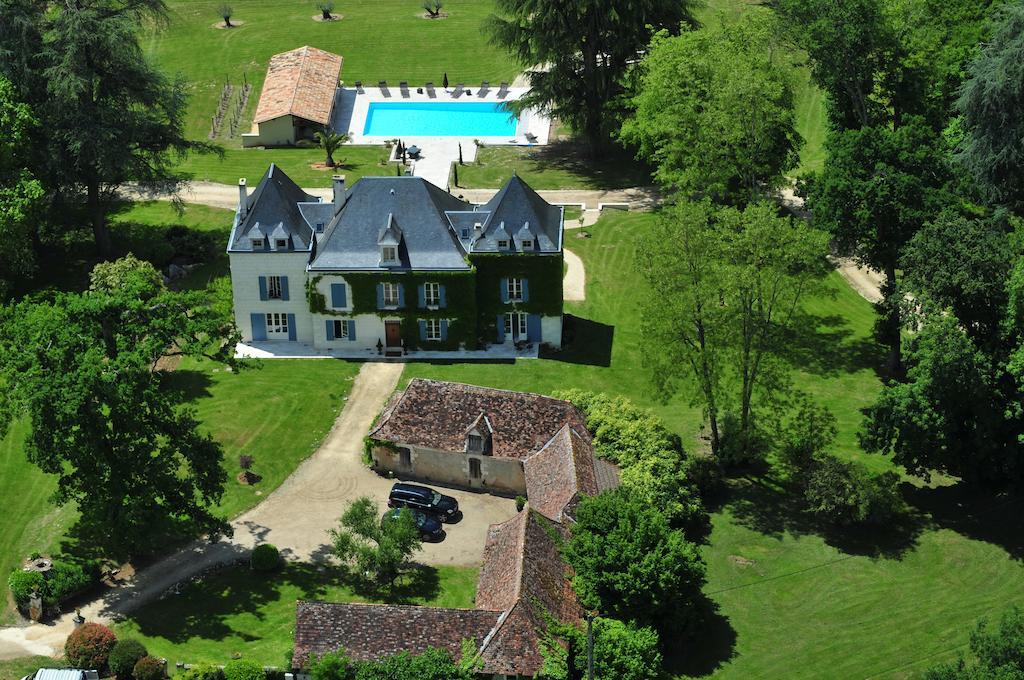 Hotel Domaine De La Fauconnie Campsegret Exterior foto